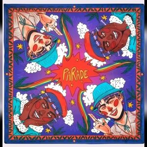 NWT‎ Limited Edition ggggrimes x Parade Inclusive Oversized Satin Scarf